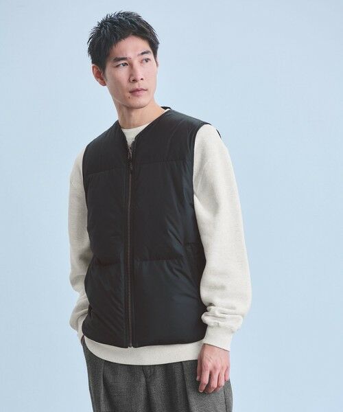 green label relaxing/グリーンレーベル リラクシング 【別注】<TAION>ドライバーズ リバーシブル ダウン ベスト BLACK L green label relaxing/グリーンレーベル リラクシング 【別注】<TAION>ドライバーズ リバーシブル ダウン ベスト BLACK L
