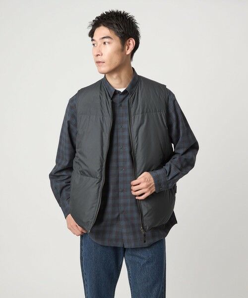 green label relaxing / グリーンレーベル リラクシング ダウンジャケット・ベスト | 【別注】＜TAION＞ドライバーズ リバーシブル ダウン ベスト | 詳細13