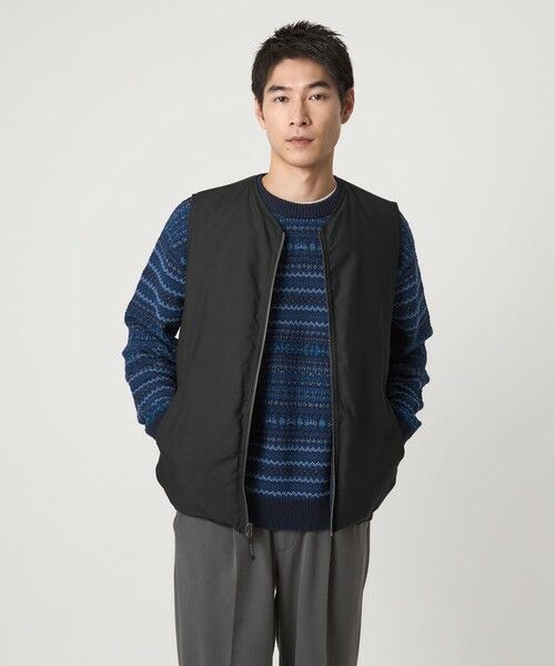 green label relaxing / グリーンレーベル リラクシング ダウンジャケット・ベスト | 【別注】＜TAION＞ドライバーズ リバーシブル ダウン ベスト | 詳細28