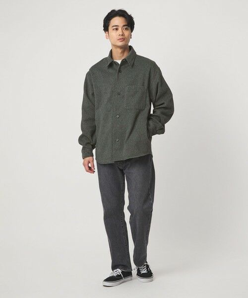 green label relaxing / グリーンレーベル リラクシング シャツ・ブラウス | ツイードライク CPO ジャケット | 詳細2