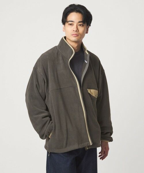 green label relaxing / グリーンレーベル リラクシング カーディガン・ボレロ | 【WEB限定】<GLR or>バルーン フリース ジャケット | 詳細1