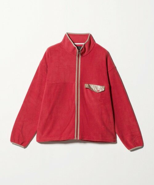 green label relaxing/グリーンレーベル リラクシング 【WEB限定】<GLR or>バルーン フリース ジャケット RED L green label relaxing/グリーンレーベル リラクシング 【WEB限定】<GLR or>バルーン フリース ジャケット RED L