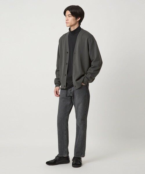 green label relaxing / グリーンレーベル リラクシング カーディガン・ボレロ | ポリエステル ウール ミラノリブ Vネック カーディガン | 詳細4