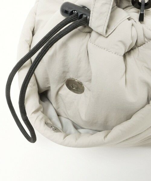 green label relaxing / グリーンレーベル リラクシング ショルダーバッグ | 【別注】＜fellowww＞GLR 巾着 パデット ショルダーバッグ | 詳細16