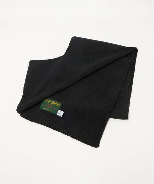 green label relaxing/グリーンレーベル リラクシング 【別注】<TWEEDMILL>GLR フリース マフラー BLACK FREE green label relaxing/グリーンレーベル リラクシング 【別注】<TWEEDMILL>GLR フリース マフラー BLACK FREE