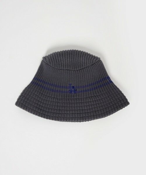 green label relaxing/グリーンレーベル リラクシング 【別注】<NEW ERA>ニット バケット ハット DK. GRAY FREE green label relaxing/グリーンレーベル リラクシング 【別注】<NEW ERA>ニット バケット ハット DK. GRAY FREE