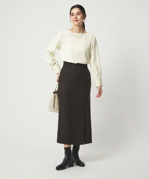 green label relaxing / グリーンレーベル リラクシング シャツ・ブラウス | シンプル クルーネック ブラウス | 詳細3