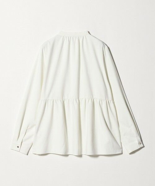 green label relaxing / グリーンレーベル リラクシング シャツ・ブラウス | スタンドカラー ペプラム ブラウス | 詳細5