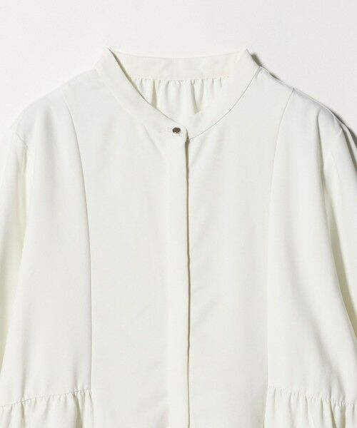 green label relaxing / グリーンレーベル リラクシング シャツ・ブラウス | スタンドカラー ペプラム ブラウス | 詳細6
