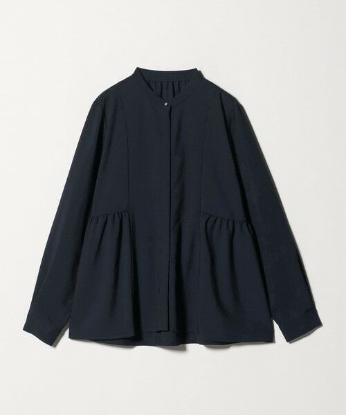 green label relaxing / グリーンレーベル リラクシング シャツ・ブラウス | スタンドカラー ペプラム ブラウス | 詳細21