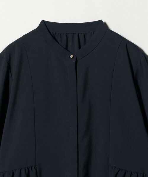 green label relaxing / グリーンレーベル リラクシング シャツ・ブラウス | スタンドカラー ペプラム ブラウス | 詳細23