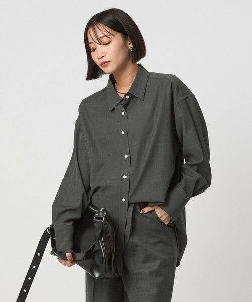 green label relaxing / グリーンレーベル リラクシング シャツ・ブラウス | ツイル シャツ ウォッシャブル | 詳細1