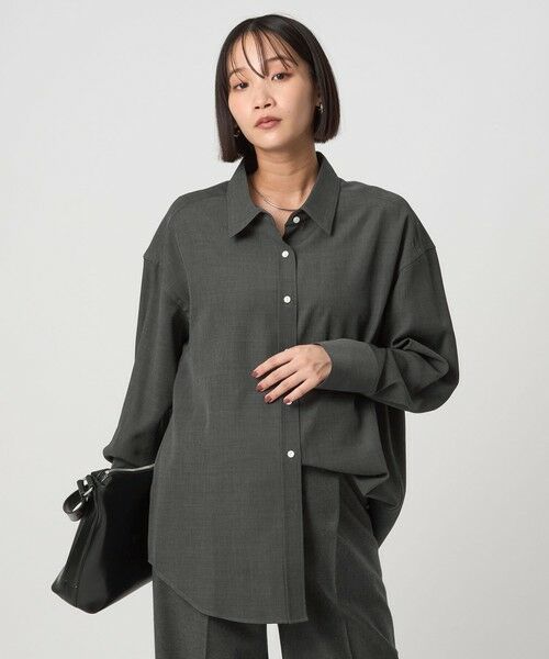 green label relaxing / グリーンレーベル リラクシング シャツ・ブラウス | ツイル シャツ ウォッシャブル | 詳細2