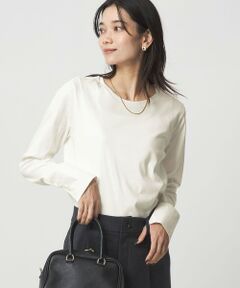 green label relaxing / グリーンレーベル リラクシング カットソー | ドッキング カフス ロングスリーブ プルオーバー カットソー