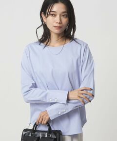 green label relaxing / グリーンレーベル リラクシング カットソー | ドッキング カフス ロングスリーブ プルオーバー カットソー