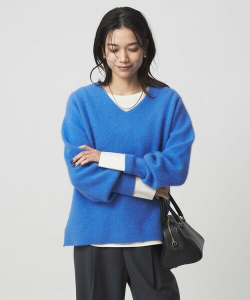 green label relaxing / グリーンレーベル リラクシング カットソー | ドッキング カフス ロングスリーブ プルオーバー カットソー | 詳細3