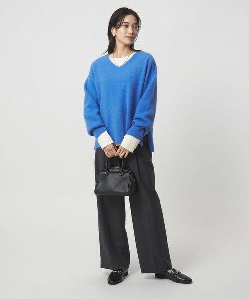 green label relaxing / グリーンレーベル リラクシング カットソー | ドッキング カフス ロングスリーブ プルオーバー カットソー | 詳細5