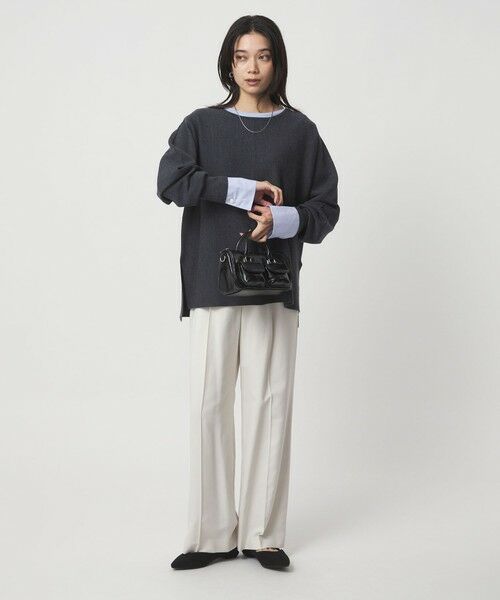 green label relaxing / グリーンレーベル リラクシング カットソー | ドッキング カフス ロングスリーブ プルオーバー カットソー | 詳細16