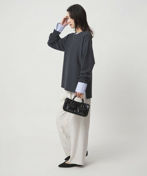 green label relaxing / グリーンレーベル リラクシング カットソー | ドッキング カフス ロングスリーブ プルオーバー カットソー | 詳細17