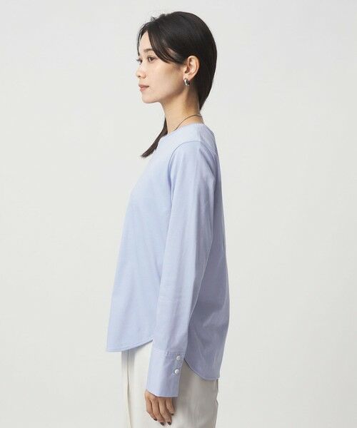 green label relaxing / グリーンレーベル リラクシング カットソー | ドッキング カフス ロングスリーブ プルオーバー カットソー | 詳細19