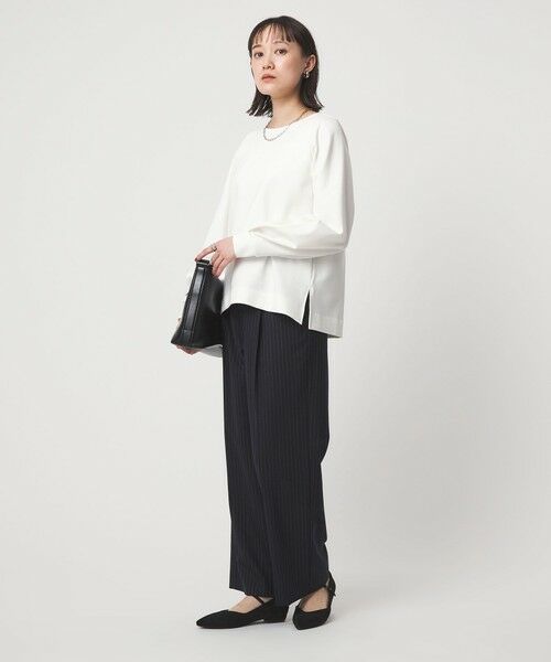 green label relaxing / グリーンレーベル リラクシング カットソー | ポンチ ボリューム スリーブ プルオーバー カットソー | 詳細4