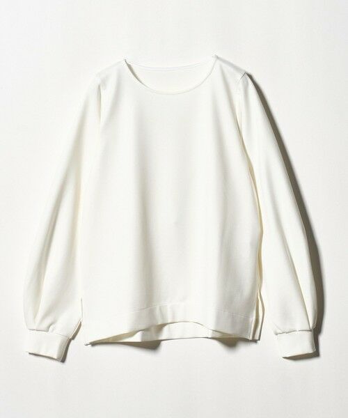 green label relaxing/グリーンレーベル リラクシング ポンチ ボリューム スリーブ プルオーバー カットソー OFF WHITE FREE green label relaxing/グリーンレーベル リラクシング ポンチ ボリューム スリーブ プルオーバー カットソー OFF WHITE FREE