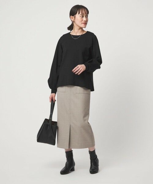 green label relaxing / グリーンレーベル リラクシング カットソー | ポンチ ボリューム スリーブ プルオーバー カットソー | 詳細12