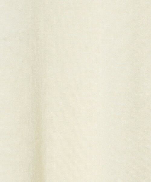 green label relaxing / グリーンレーベル リラクシング カットソー | ウール フライス クルーネック カットソー オフホワイト ウォッシャブル | 詳細15