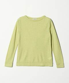 green label relaxing / グリーンレーベル リラクシング カットソー | ウール フライス クルーネック カットソー  ウォッシャブル