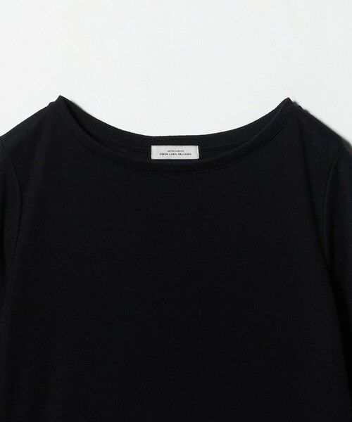 green label relaxing / グリーンレーベル リラクシング カットソー | ウール フライス クルーネック カットソー  ウォッシャブル | 詳細7