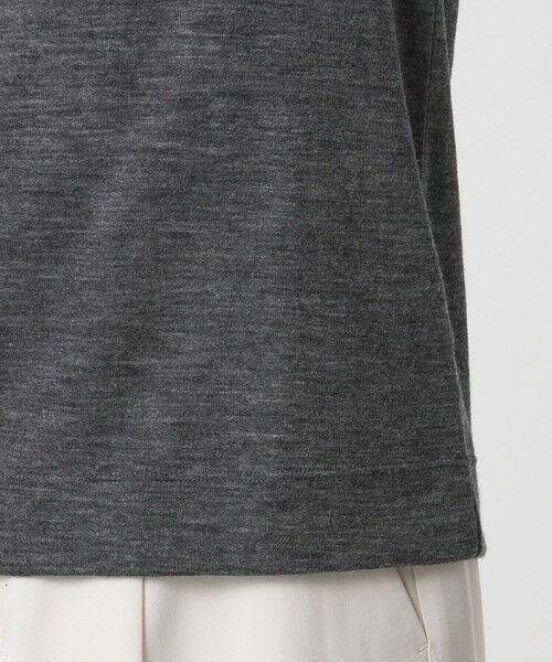 green label relaxing / グリーンレーベル リラクシング カットソー | ウール フライス クルーネック カットソー  ウォッシャブル | 詳細17