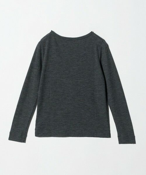 green label relaxing / グリーンレーベル リラクシング カットソー | ウール フライス クルーネック カットソー  ウォッシャブル | 詳細20