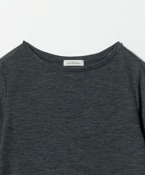 green label relaxing / グリーンレーベル リラクシング カットソー | ウール フライス クルーネック カットソー  ウォッシャブル | 詳細21