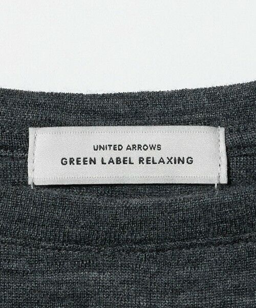 green label relaxing / グリーンレーベル リラクシング カットソー | ウール フライス クルーネック カットソー  ウォッシャブル | 詳細24