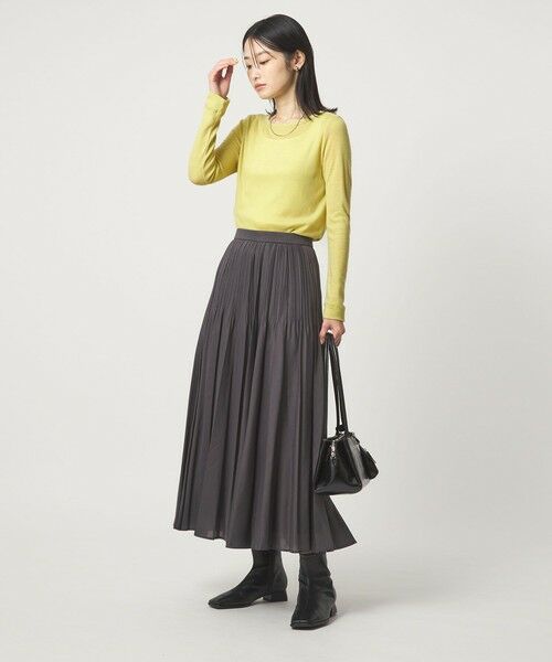 green label relaxing / グリーンレーベル リラクシング カットソー | ウール フライス クルーネック カットソー  ウォッシャブル | 詳細27