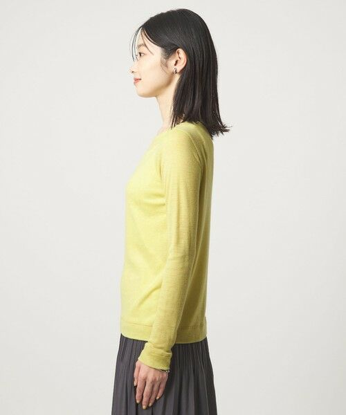 green label relaxing / グリーンレーベル リラクシング カットソー | ウール フライス クルーネック カットソー  ウォッシャブル | 詳細29