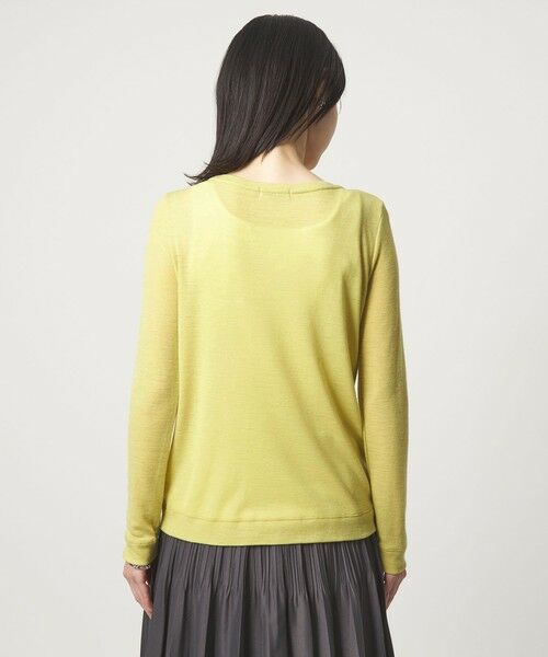 green label relaxing / グリーンレーベル リラクシング カットソー | ウール フライス クルーネック カットソー  ウォッシャブル | 詳細30