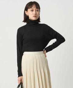 green label relaxing / グリーンレーベル リラクシング カットソー | ウール フライス タートルネック カットソー ウォッシャブル