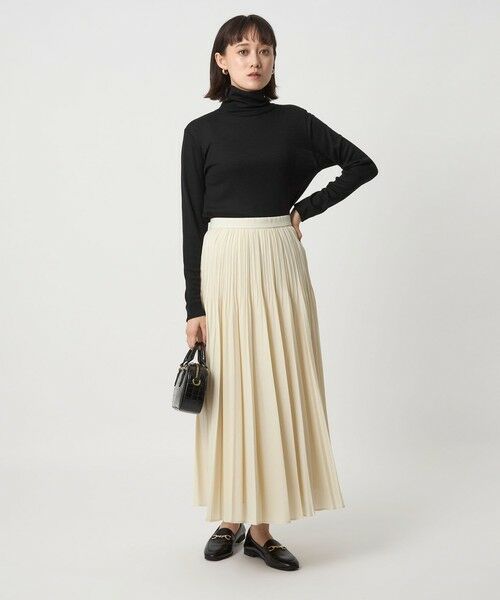 green label relaxing / グリーンレーベル リラクシング カットソー | ウール フライス タートルネック カットソー ウォッシャブル | 詳細2