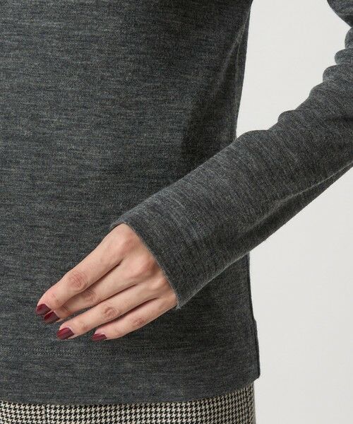 green label relaxing / グリーンレーベル リラクシング カットソー | ウール フライス タートルネック カットソー ウォッシャブル | 詳細17