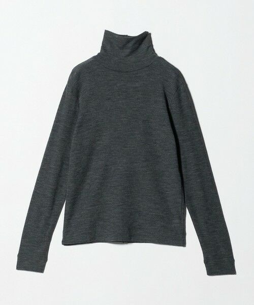 green label relaxing / グリーンレーベル リラクシング カットソー | ウール フライス タートルネック カットソー ウォッシャブル | 詳細20