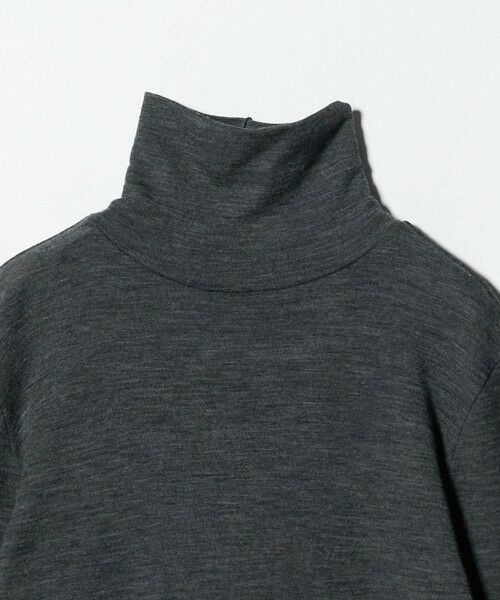 green label relaxing / グリーンレーベル リラクシング カットソー | ウール フライス タートルネック カットソー ウォッシャブル | 詳細22