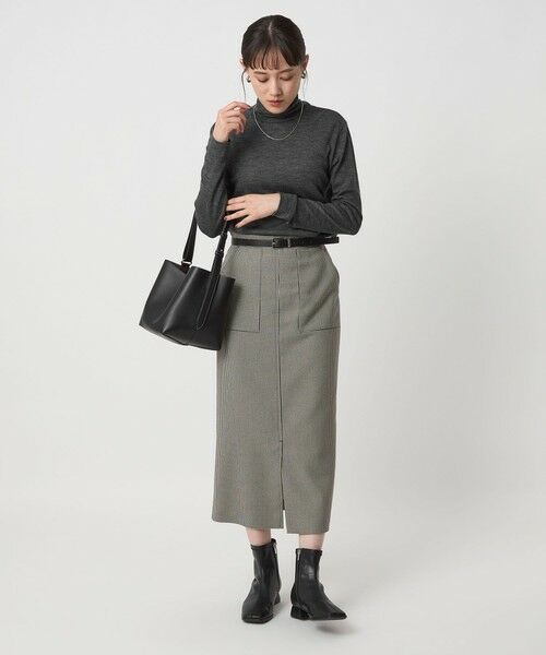 green label relaxing / グリーンレーベル リラクシング カットソー | ウール フライス タートルネック カットソー ウォッシャブル | 詳細10