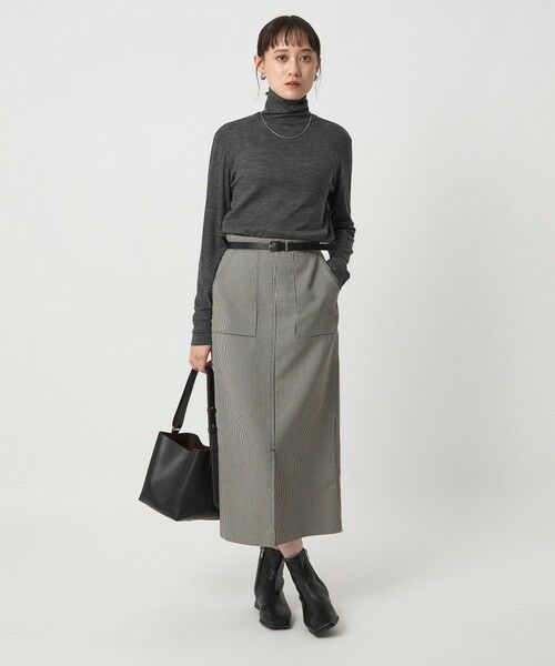 green label relaxing / グリーンレーベル リラクシング カットソー | ウール フライス タートルネック カットソー ウォッシャブル | 詳細11