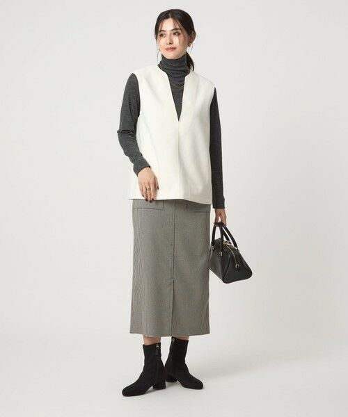 green label relaxing / グリーンレーベル リラクシング カットソー | ウール フライス タートルネック カットソー ウォッシャブル | 詳細12