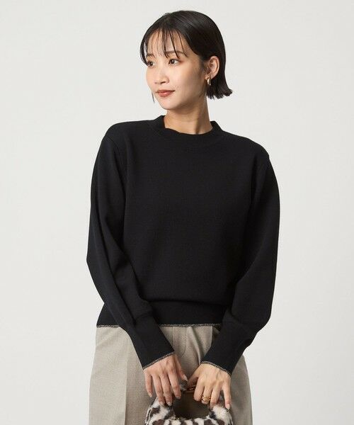 green label relaxing / グリーンレーベル リラクシング ニット・セーター | ウール スムース ボトルネック フォルム ニット プルオーバー ウォッシャブル | 詳細5