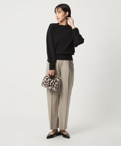 green label relaxing / グリーンレーベル リラクシング ニット・セーター | ウール スムース ボトルネック フォルム ニット プルオーバー ウォッシャブル | 詳細8