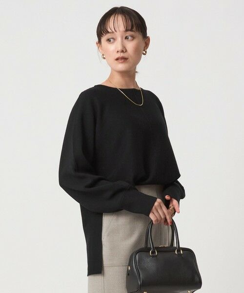 green label relaxing / グリーンレーベル リラクシング ニット・セーター | ウール スムース ワイド ニット プルオーバー ウォッシャブル | 詳細1