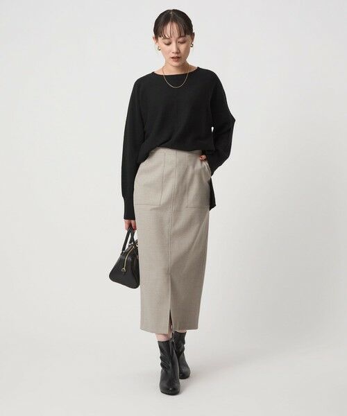 green label relaxing / グリーンレーベル リラクシング ニット・セーター | ウール スムース ワイド ニット プルオーバー ウォッシャブル | 詳細2