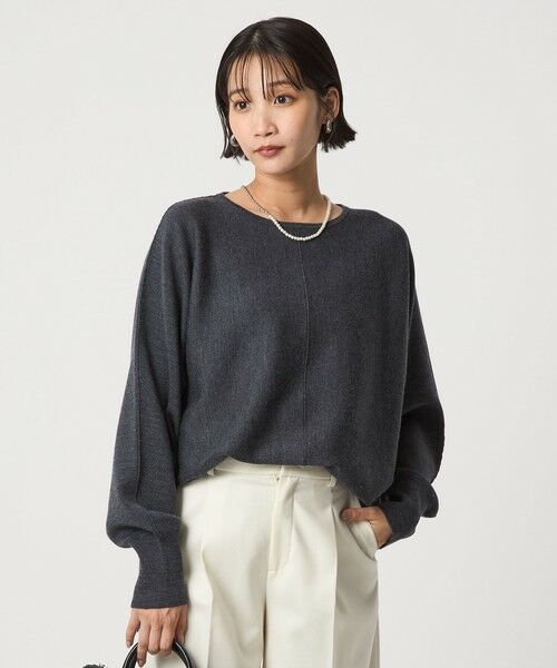 green label relaxing / グリーンレーベル リラクシング ニット・セーター | ウール スムース ワイド ニット プルオーバー ウォッシャブル | 詳細6